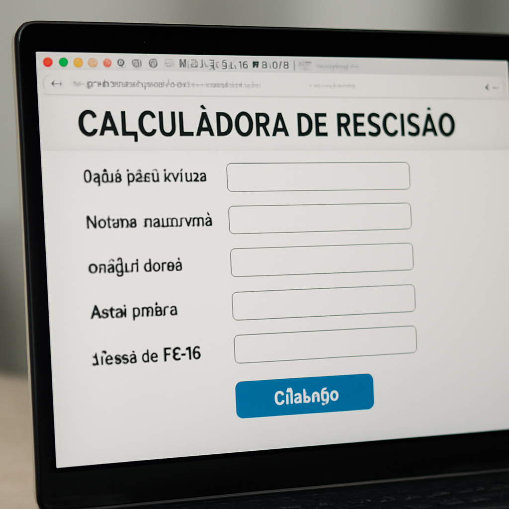 calculadora rescisão